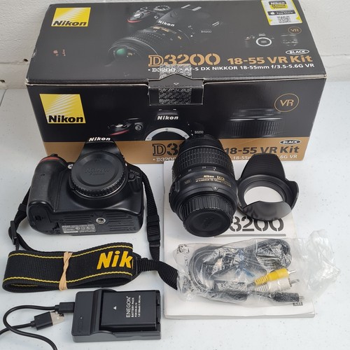 Nikon d3200 dslr - nikon, 18-55