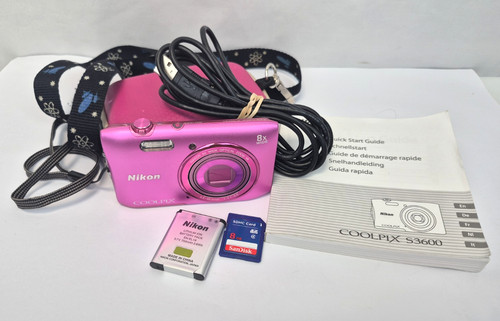 Nikon coolpix s3600 pink - nikon,
