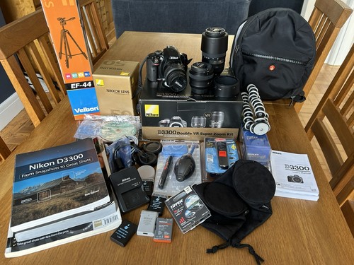 Nikon d3300 dslr 55mm - nikon,