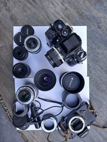 Nikon camera and lenses - camera,