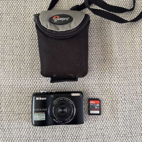 Nikon coolpix l26 1mp black - coolpix,