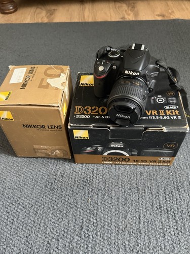 Nikon d3200 2mp - black, dslr