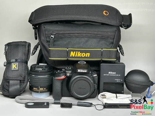 Nikon d5600 dslr - nikon, 24.2mp