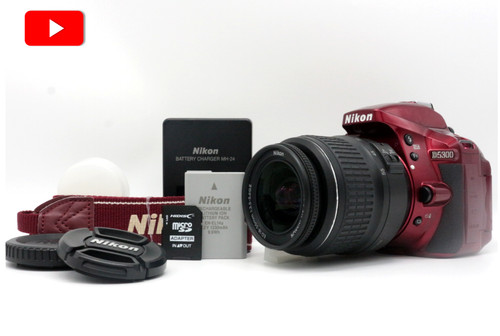 Nikon d5300 2mp red - nikon, dslr
